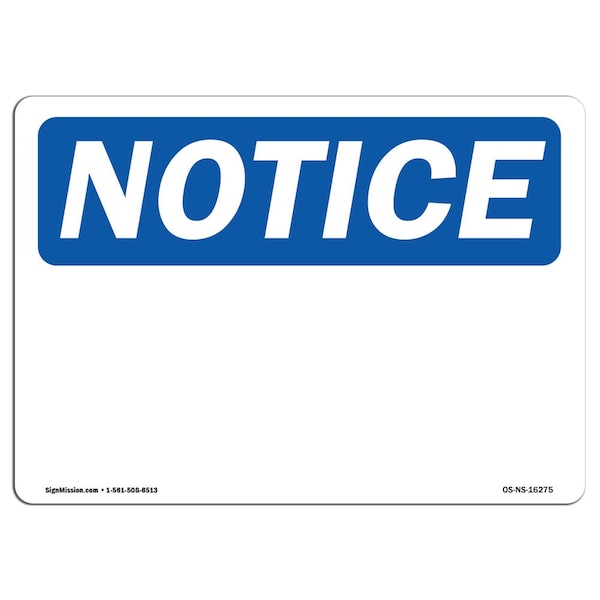OSHA Sign, Blank Write-On, 5in X 3.5in Decal, 10PK, 5" W, 3.5" H, Landscape, PK10